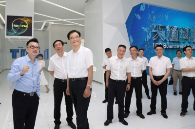 2020年6月16日時(shí)任浙江省委常委、統(tǒng)戰(zhàn)部部長熊建平蒞臨天通